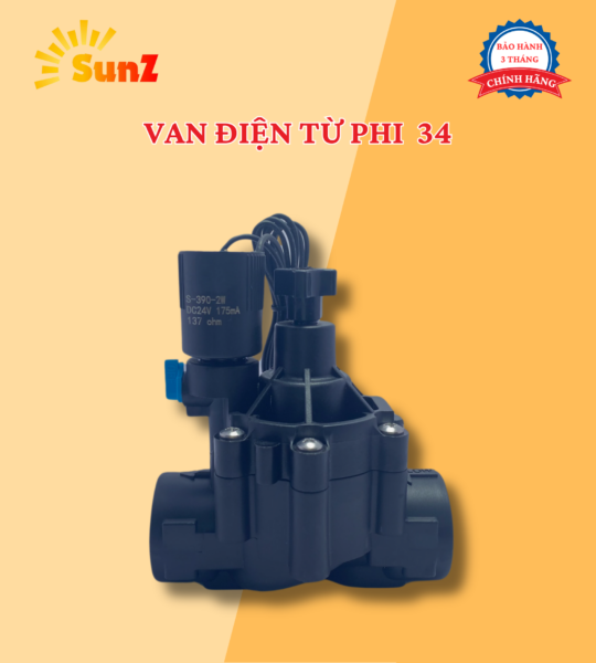 Van điện từ phi 34