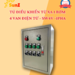 Tủ tưới cây tự động 1 bơm 4 van điện từ