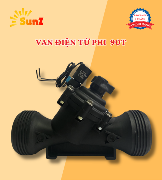 VAN 90T-VAN ĐIỆN TỪ PHI 90 24VDC, 24VAC, 220VAC.